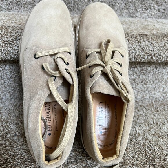 Samuel Hubbard Men\'s Beige Leather Oxfords. main image 5